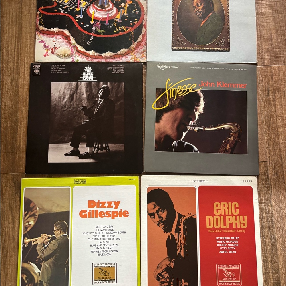 Vintage Jazz Vinyl Record Collection